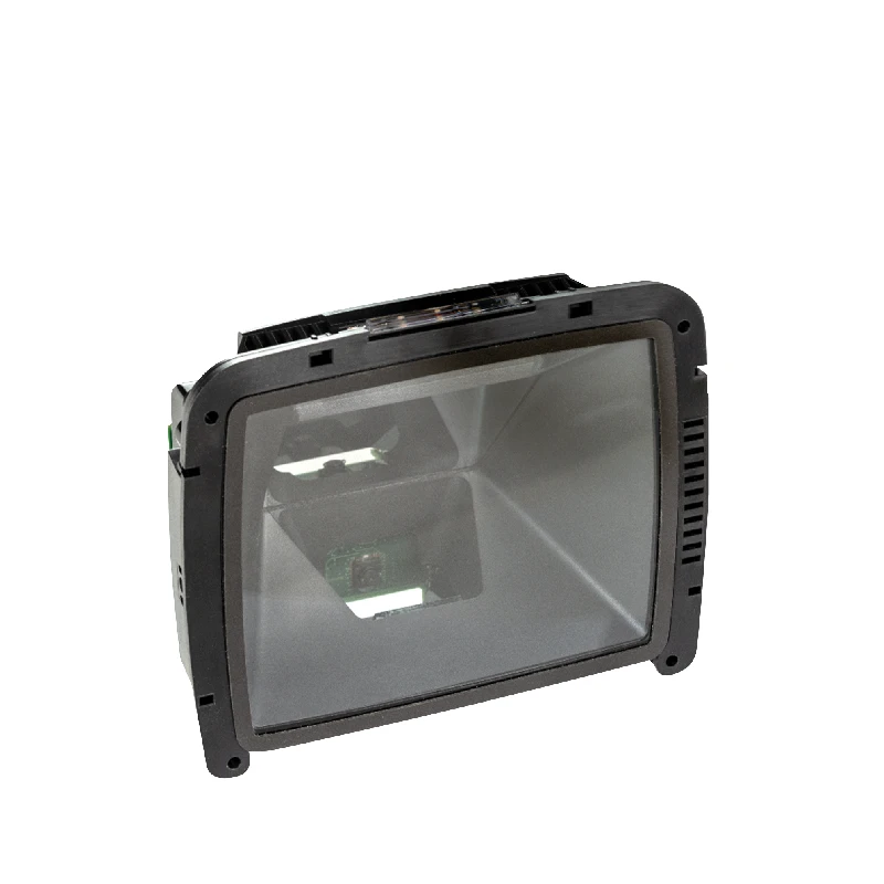 Scanner da incasso OEM Datalogic Magellan 3410VSi, di colore nero, per lettura di codici a barre 1D e 2D su chioschi e casse self-service.