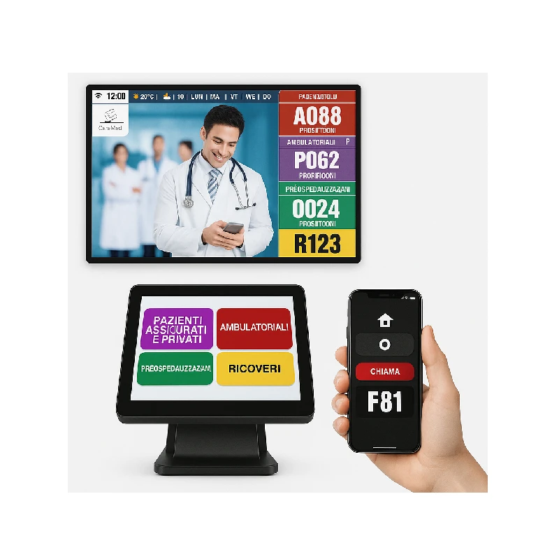 Sistema eliminacode multimediale Microtouch standard
