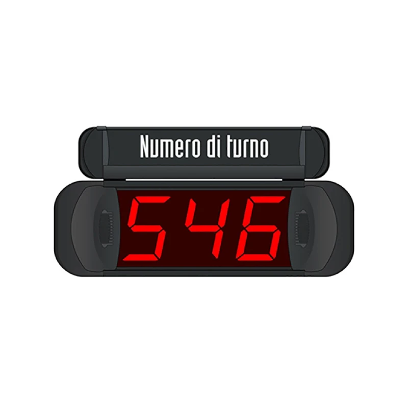 Display eliminacode a tre cifre Turnsystem