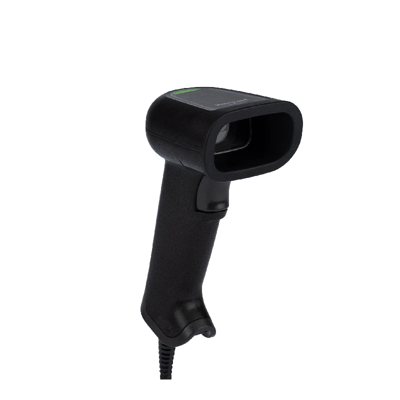 Scanner di codici a barre 2D Honeywell Xenon Ultra 1960g con puntatore verde e design robusto e igienico.