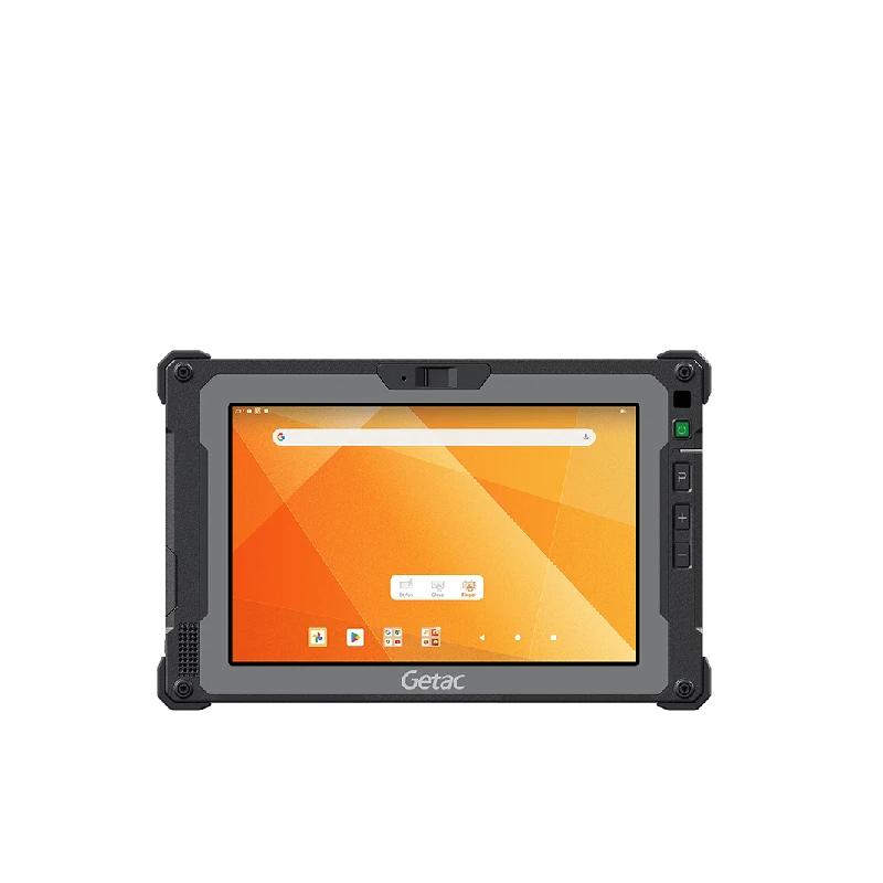 Tablet rugged Getac ZX80 con display 8 pollici antiriflesso Sunlight Readable, certificato IP67 e MIL-STD-810H per uso industriale e logistica.