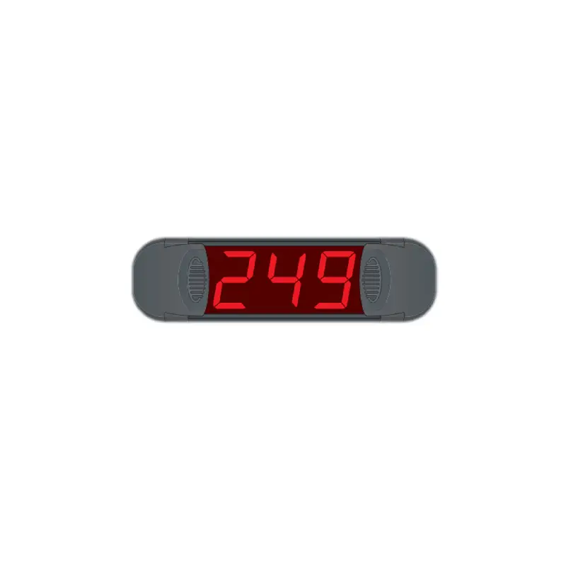 Il display eliminacode di sportello MP-CD3 è un indicatore a 3 cifre che permette di visualizzare chiaramente il numero chiamato direttamente sopra lo sportello o come segnalatore fuoriporta. Grazie al collegamento con i display principali Multipoint (MP-MD21 e MP-MD31), offre un’informazione chiara, ordinata e sempre sincronizzata, migliorando l’esperienza d’attesa dei clienti.
