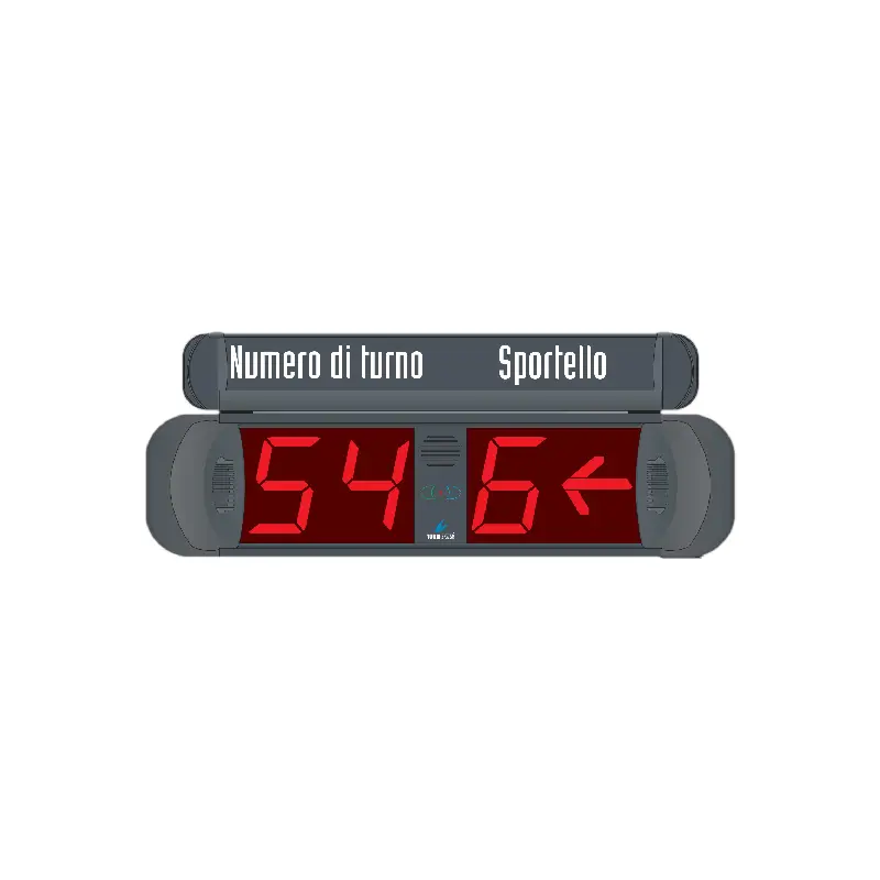 Display eliminacode Multipoint a 2 cifre + indicazione sportello