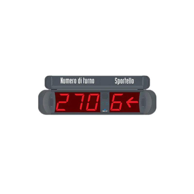 Display eliminacode Multipoint a 3 cifre + indicazione sportello