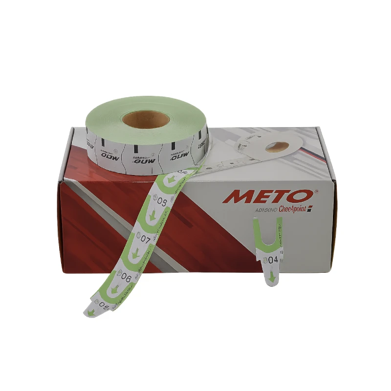 Scontrino eliminacode a strappo Meto T90 (conf da 6 rotoli)